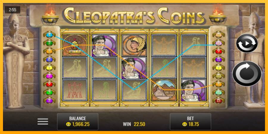 Cleopatra’s Coins máquina de juego por dinero, imagen 2