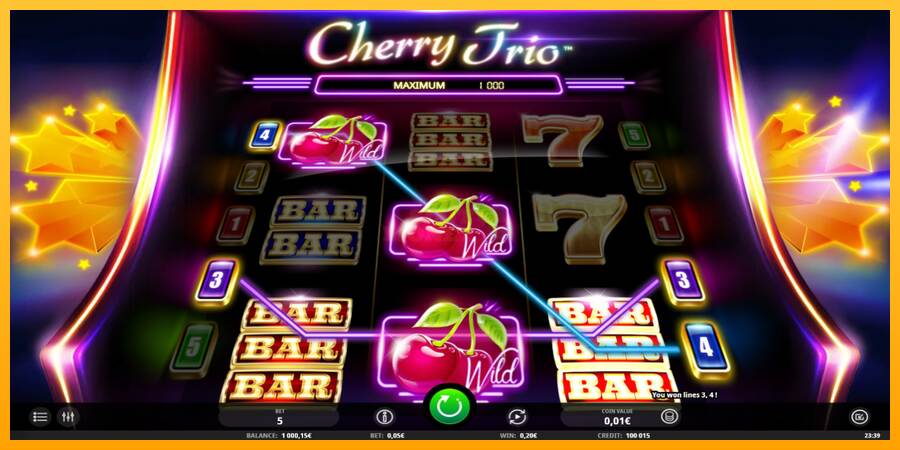 Cherry Trio máquina de juego por dinero, imagen 3