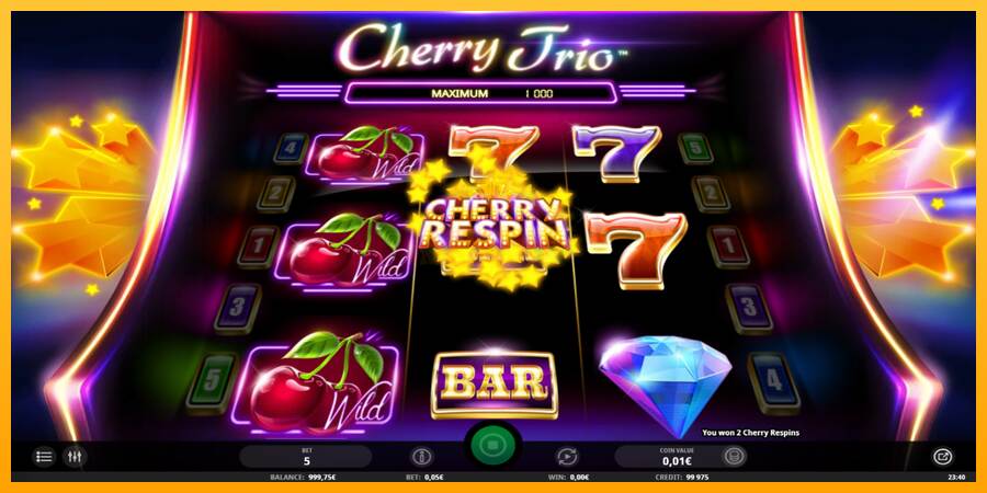 Cherry Trio máquina de juego por dinero, imagen 4