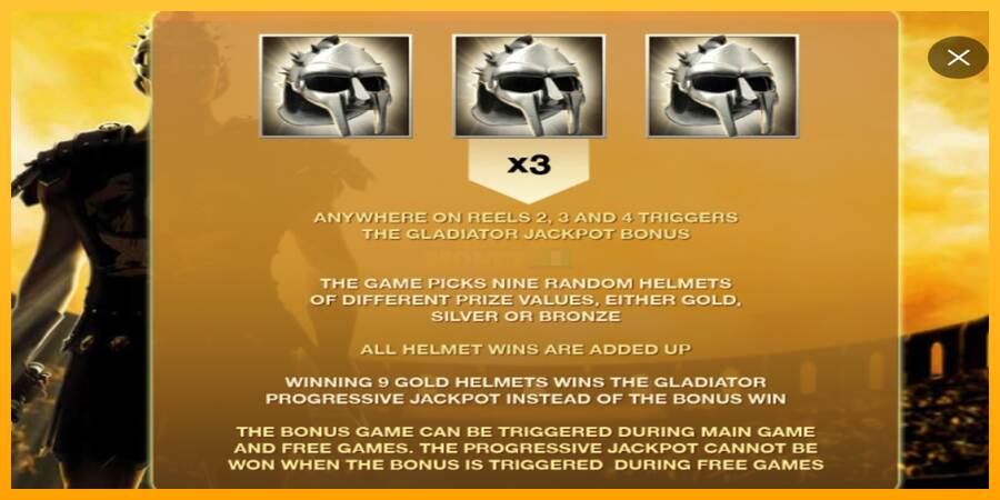 Gladiator Jackpot máquina de juego por dinero, imagen 4