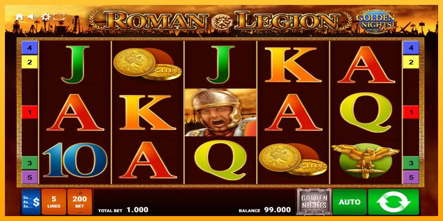 Roman Legion Golden Nights máquina de juego por dinero, imagen 1