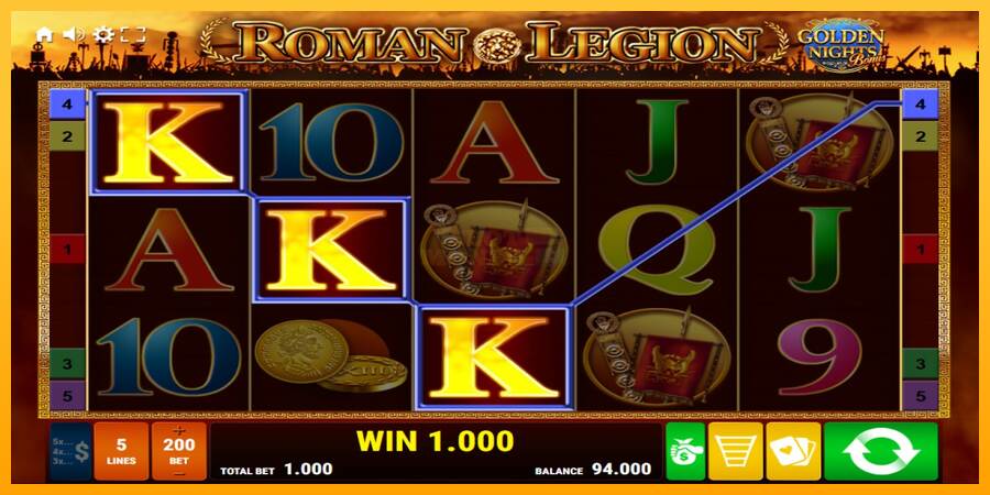 Roman Legion Golden Nights máquina de juego por dinero, imagen 2