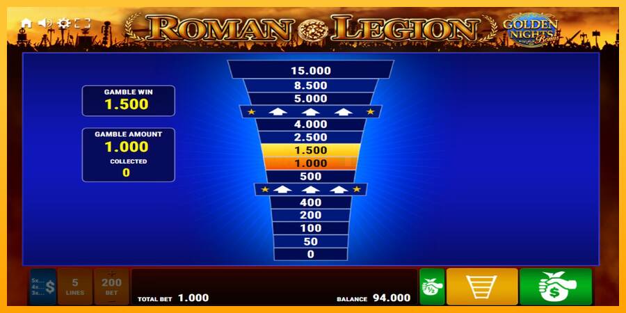 Roman Legion Golden Nights máquina de juego por dinero, imagen 3