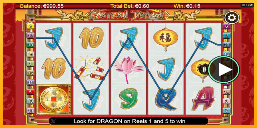 Eastern Dragon máquina de juego por dinero, imagen 2