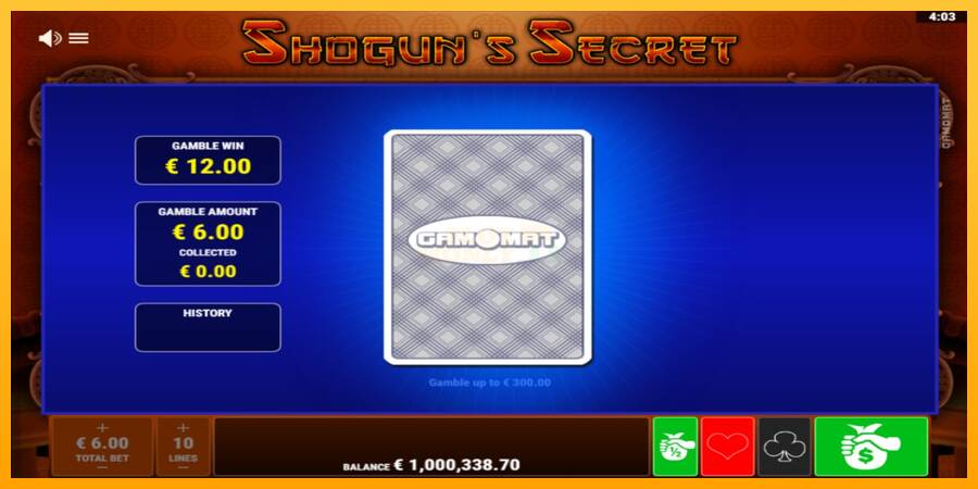 Shoguns Secret máquina de juego por dinero, imagen 4