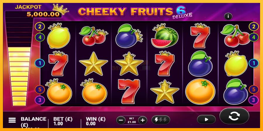 Cheeky Fruits 6 Deluxe máquina de juego por dinero, imagen 1