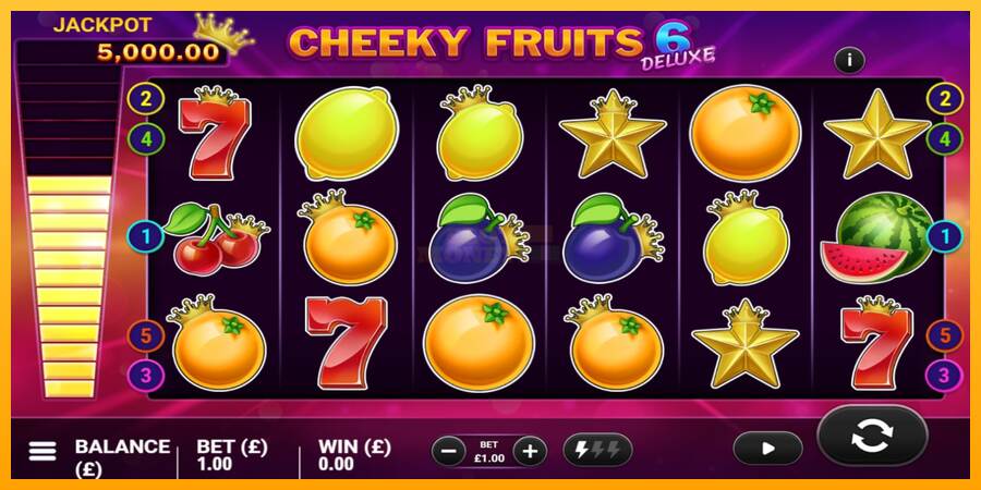 Cheeky Fruits 6 Deluxe máquina de juego por dinero, imagen 2