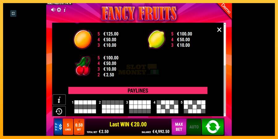 Fancy Fruits máquina de juego por dinero, imagen 7