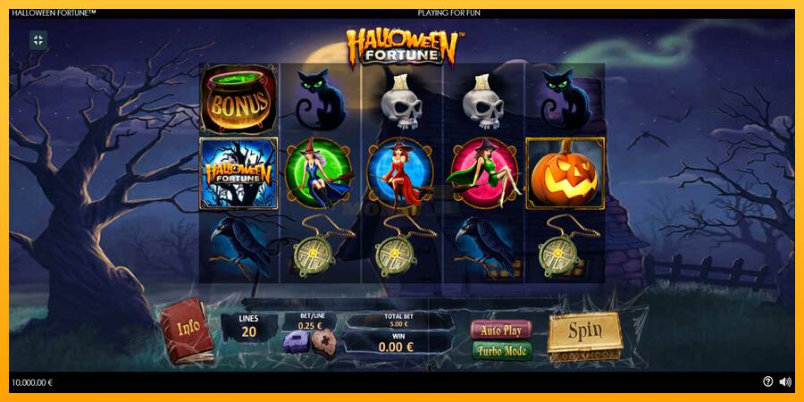 Halloween Fortune máquina de juego por dinero, imagen 1