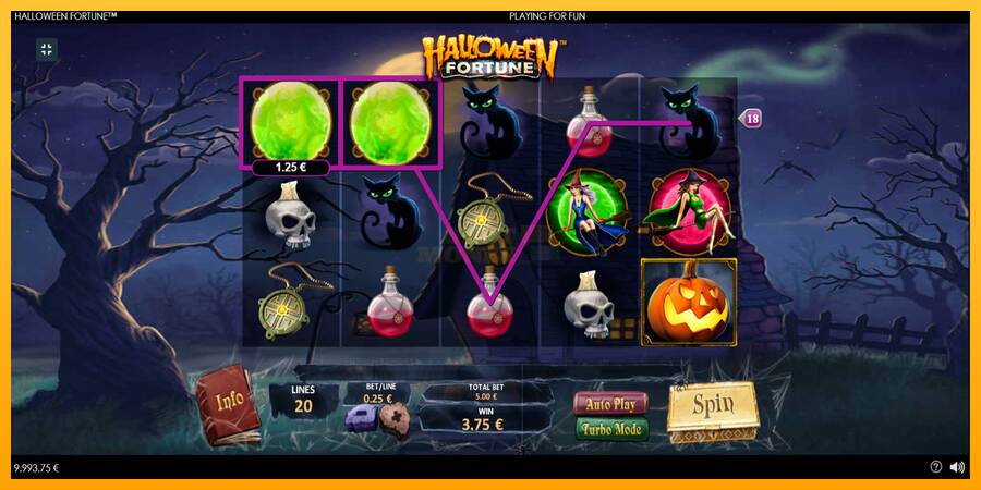 Halloween Fortune máquina de juego por dinero, imagen 2