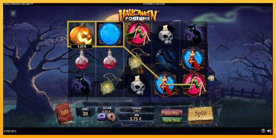 Halloween Fortune máquina de juego por dinero, imagen 3