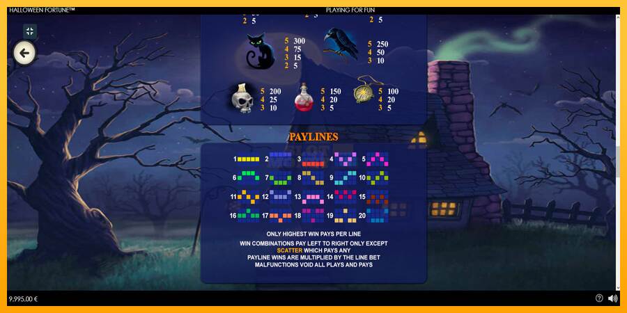 Halloween Fortune máquina de juego por dinero, imagen 7