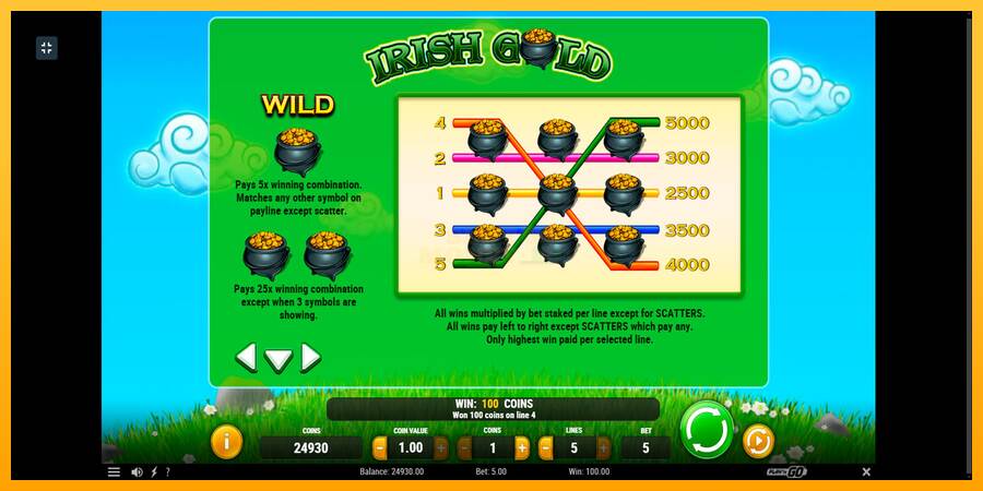 Irish Gold máquina de juego por dinero, imagen 6