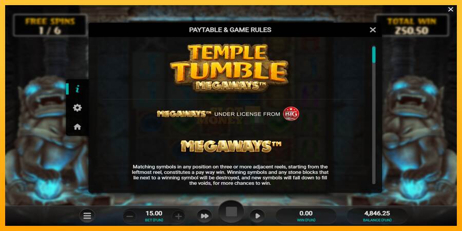 Temple Tumble máquina de juego por dinero, imagen 6