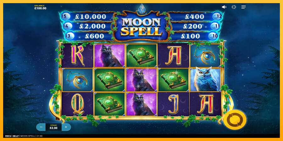 Moon Spell máquina de juego por dinero, imagen 2