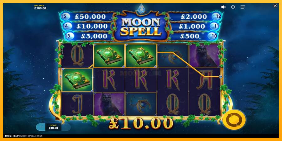 Moon Spell máquina de juego por dinero, imagen 3