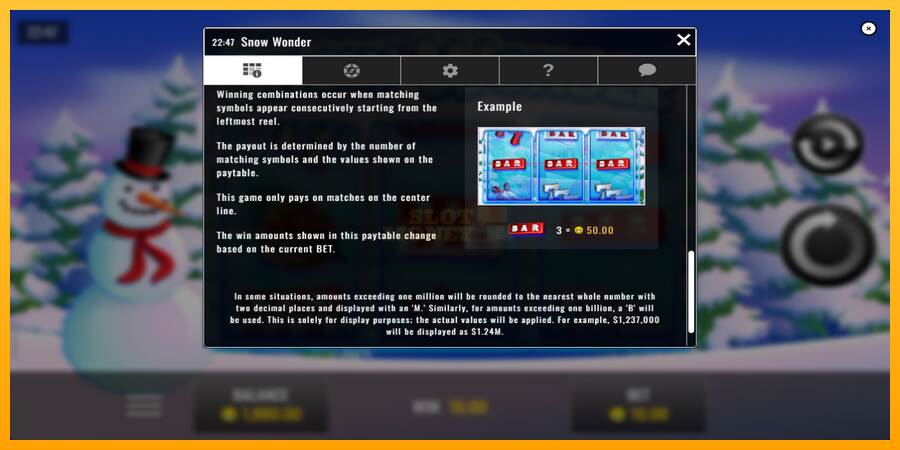 Snow Wonder máquina de juego por dinero, imagen 7