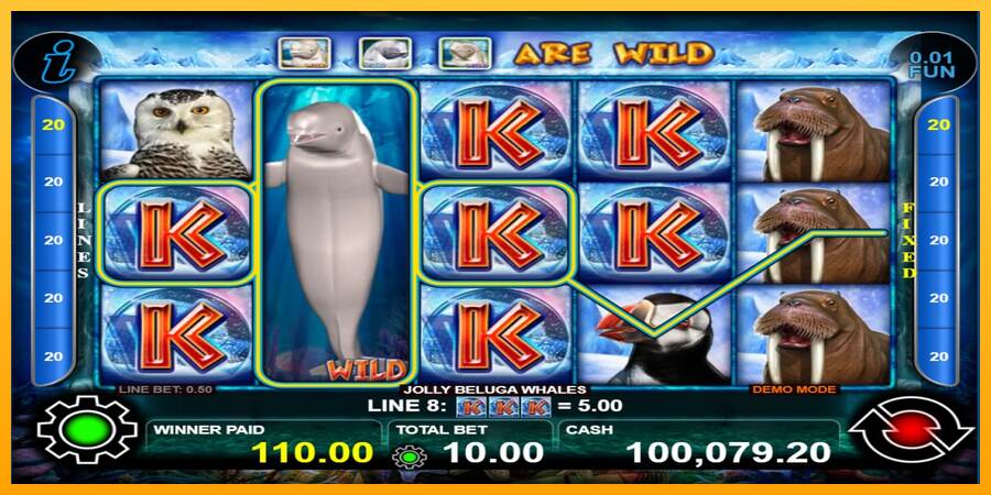 Jolly Beluga Whales máquina de juego por dinero, imagen 3