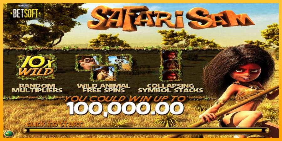 Safari Sam máquina de juego por dinero, imagen 1