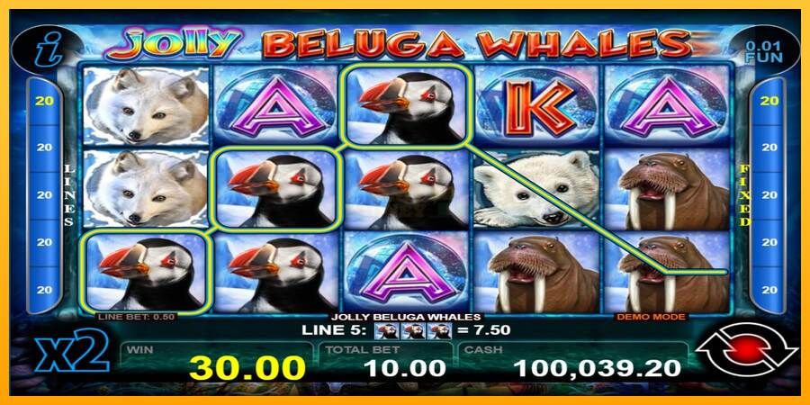 Jolly Beluga Whales máquina de juego por dinero, imagen 4