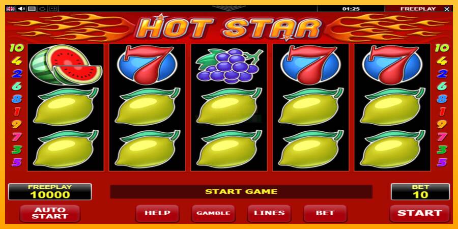 Hot Star máquina de juego por dinero, imagen 2