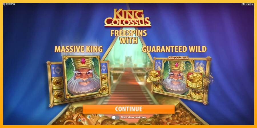 King Colossus máquina de juego por dinero, imagen 1