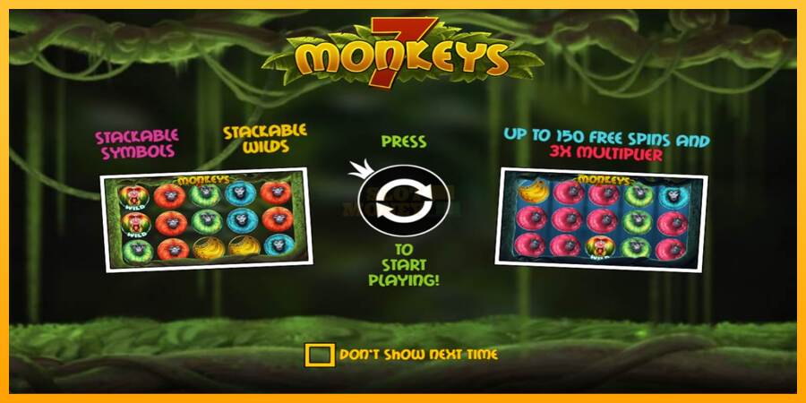 7 monkeys máquina de juego por dinero, imagen 1