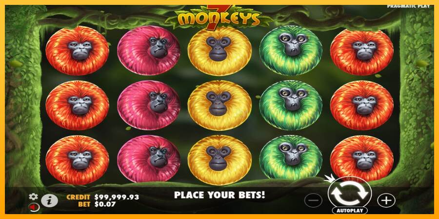 7 monkeys máquina de juego por dinero, imagen 2