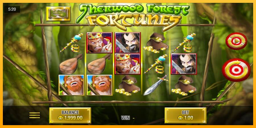 Sherwood Forest Fortunes máquina de juego por dinero, imagen 1