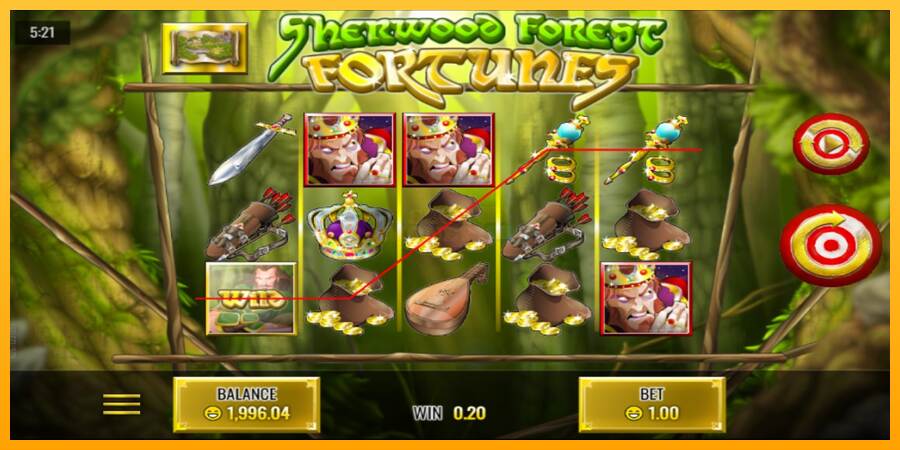 Sherwood Forest Fortunes máquina de juego por dinero, imagen 2