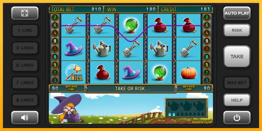 Pumpkin Fairy máquina de juego por dinero, imagen 2