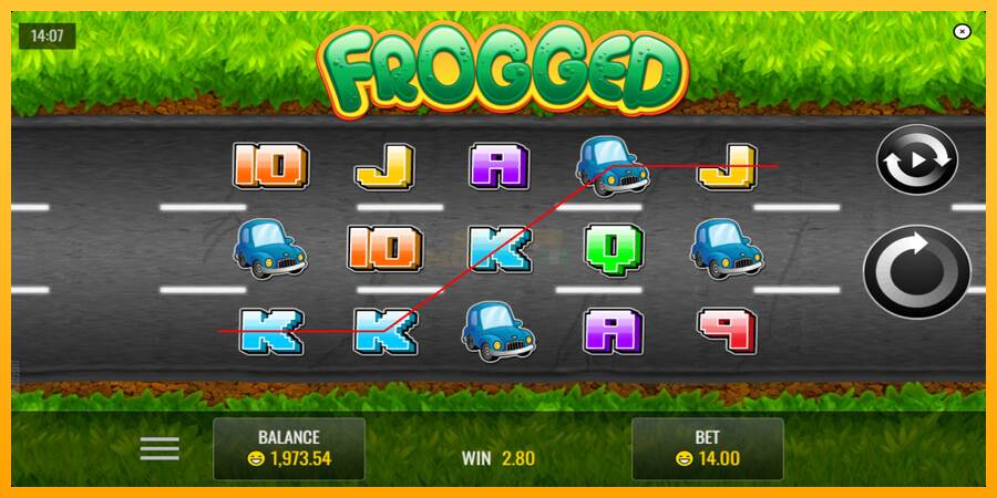 Frogged máquina de juego por dinero, imagen 2