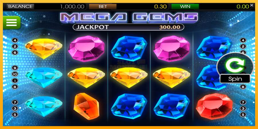 Mega Gems máquina de juego por dinero, imagen 1