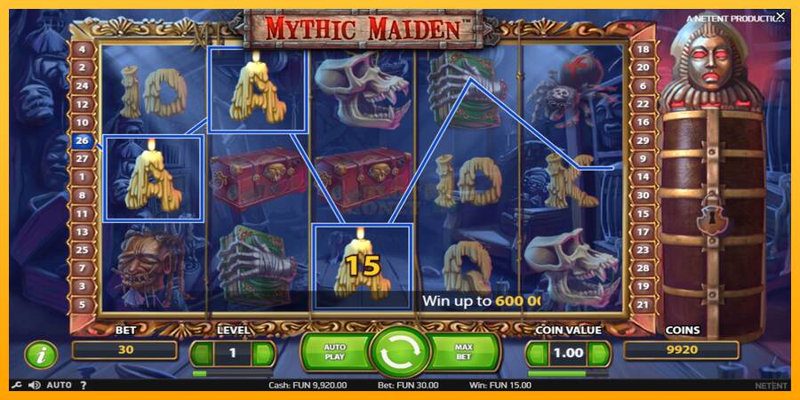 Mythic Maiden máquina de juego por dinero, imagen 3