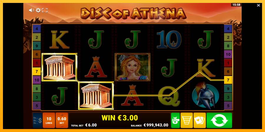 Disc of Athena máquina de juego por dinero, imagen 3