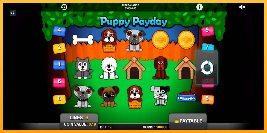 Puppy Payday máquina de juego por dinero, imagen 1