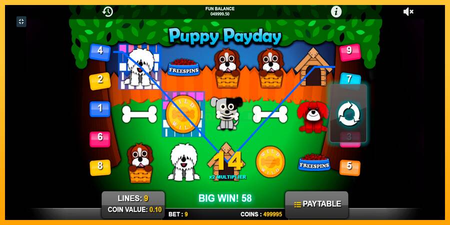 Puppy Payday máquina de juego por dinero, imagen 2