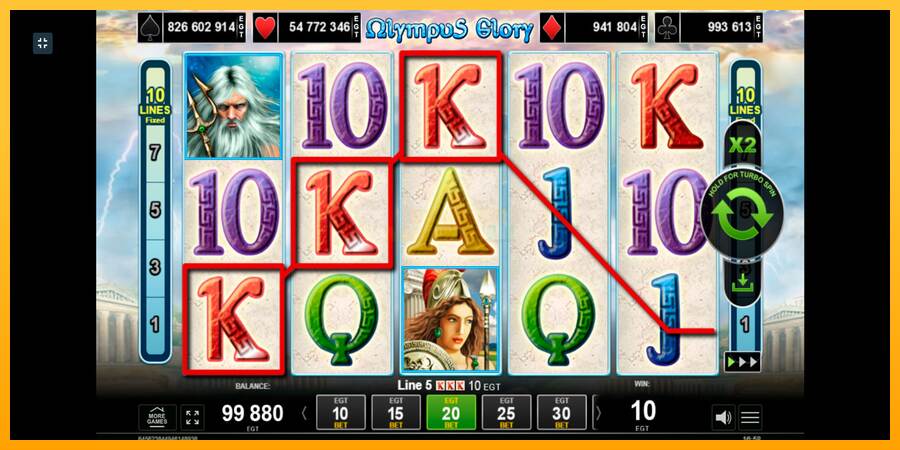 Olympus Glory máquina de juego por dinero, imagen 4