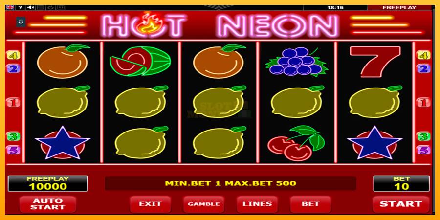 Hot Neon máquina de juego por dinero, imagen 1