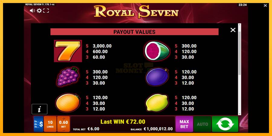 Royal Seven máquina de juego por dinero, imagen 6