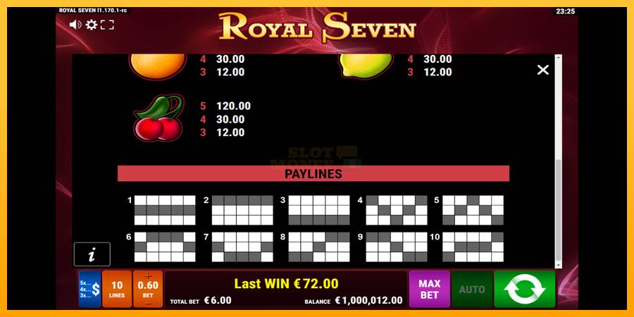 Royal Seven máquina de juego por dinero, imagen 7