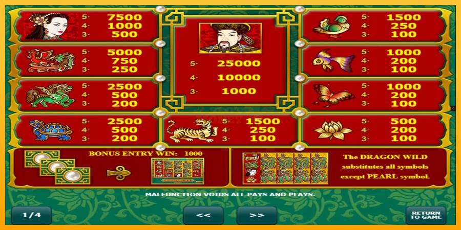 Dragons Pearl máquina de juego por dinero, imagen 5