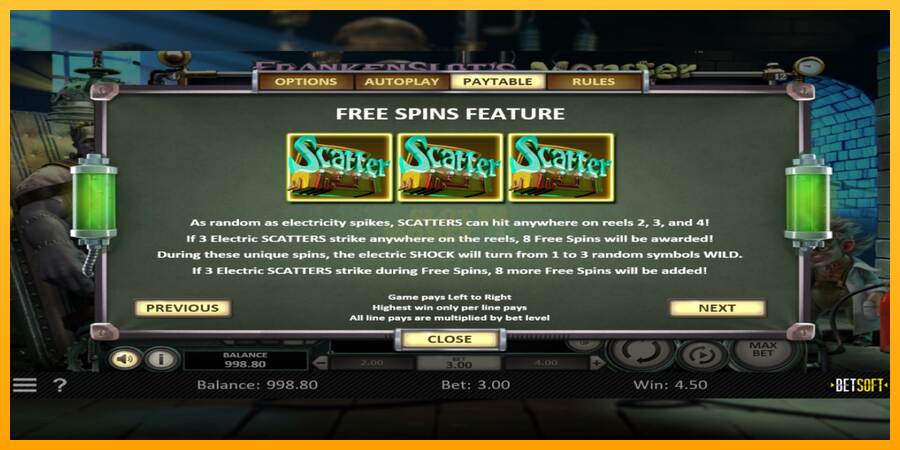 Frankenslots Monster máquina de juego por dinero, imagen 4