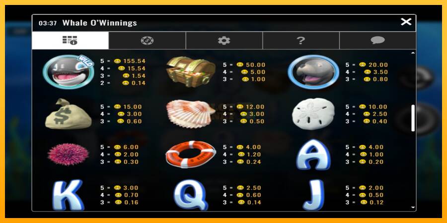 Whale O’Winnings máquina de juego por dinero, imagen 4