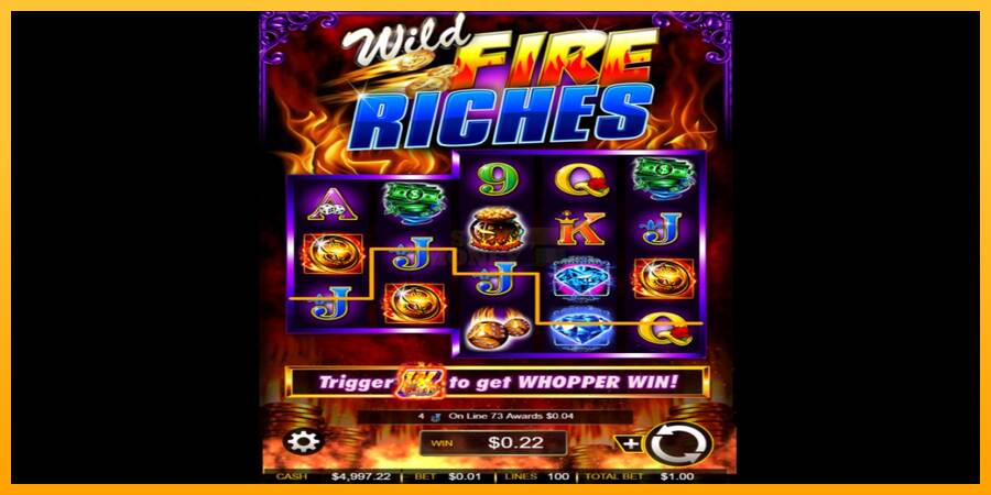 Wild Fire Riches máquina de juego por dinero, imagen 2