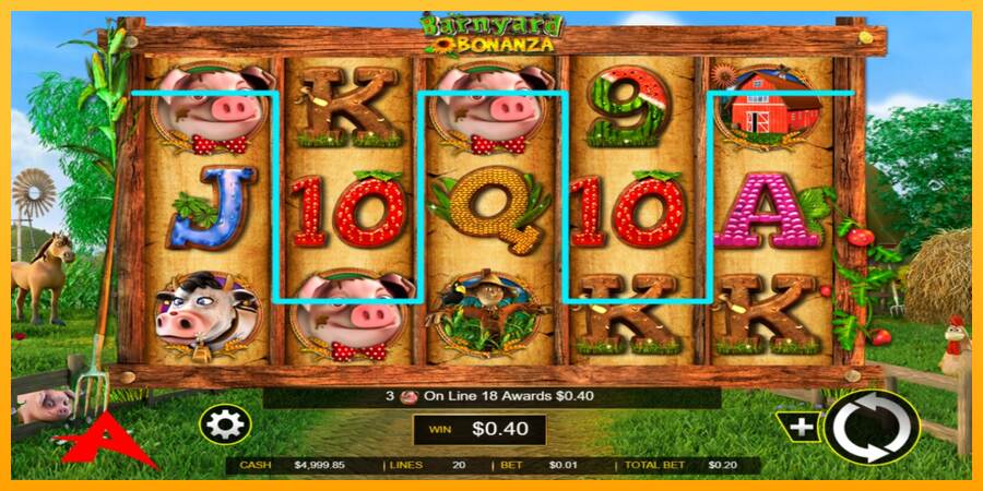 Barnyard Bonanza máquina de juego por dinero, imagen 2