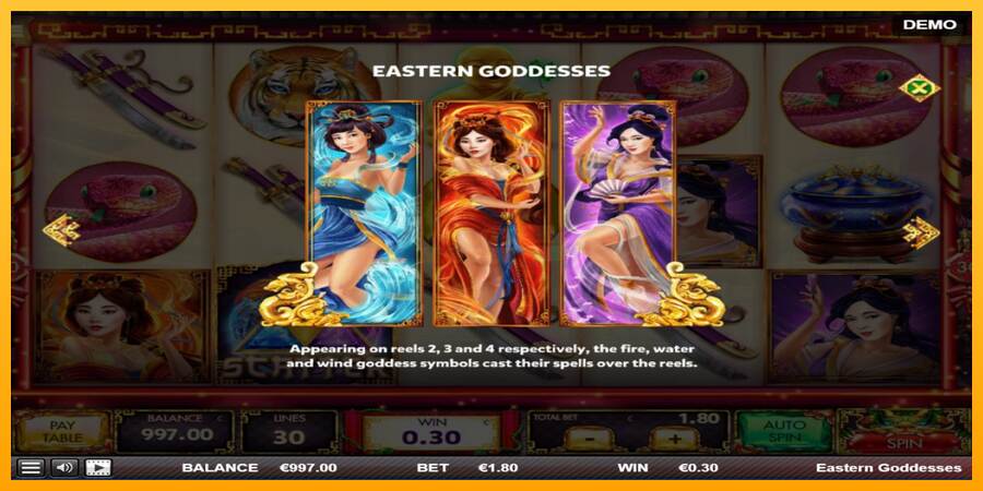 Eastern Goddesses máquina de juego por dinero, imagen 7