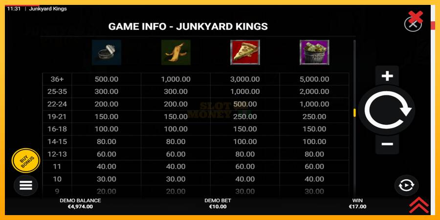 Junkyard Kings máquina de juego por dinero, imagen 6