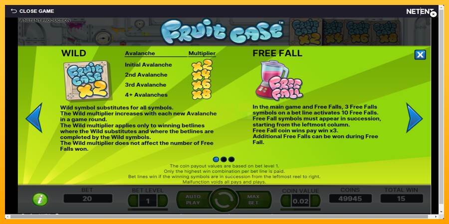 Fruit Case máquina de juego por dinero, imagen 5