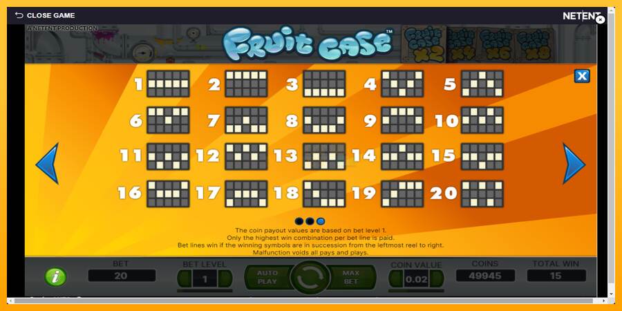 Fruit Case máquina de juego por dinero, imagen 7